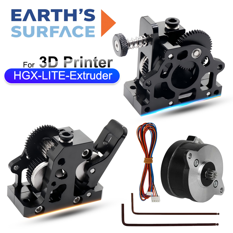 HGX LITE Dual Gear Hard Steel  - Direct Drive Dual Gear Extruder High Speed recension och pris