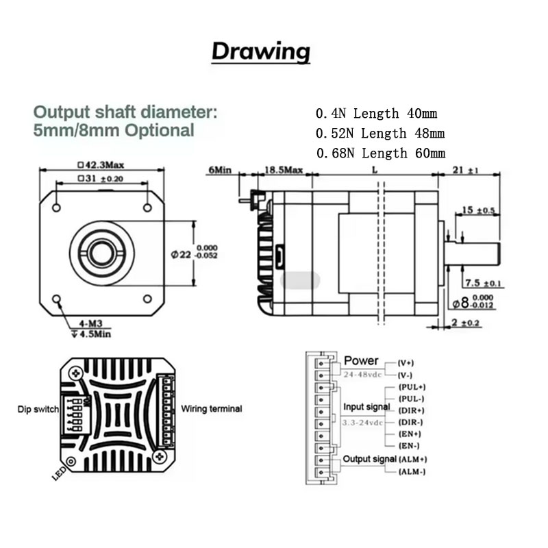Nema17 Closed Loop Stepper Mot - Closed Loop Stepper Motor Nema 17 recension och pris